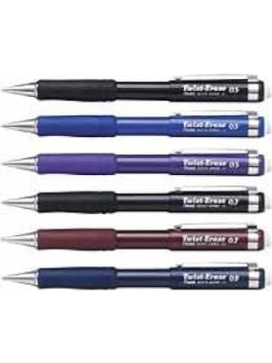 Renas Store Pentel 0.5 mm Metal Klipsli Büyük Boy Silgili Versatil