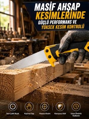 Renas Store 270 mm Düz Bıçaklı Bahçe Budama Testeresi Kılıflı
