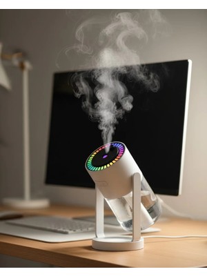 Renas Store Yıldızlı Projektör Hava Nemlendirici Ultrasonik Buhar ve Rgb Işık