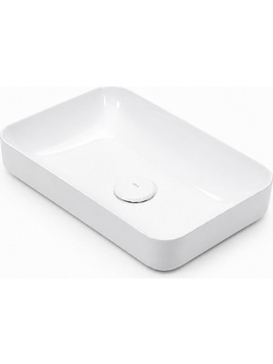 Lapino BOLD TEZGAHÜSTÜ LAVABO 60 CM BEYAZ (6860)