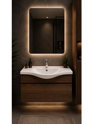 Lapino ETEJERLİ LAVABO 55 CM BASIC ESV-7055