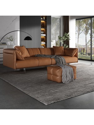 Veluxe Home & Living'den Dolce Italyan Deri Modern Koltuk Hakiki Deri Modern Koltuk
