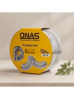 Renas Store Esnek Aspiratör Borusu 150 mm x 1,5 M