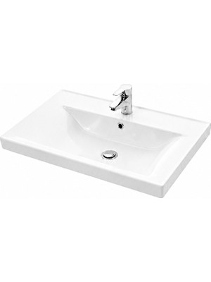 Lapino SAVA ETEJERLİ LAVABO BEYAZ  (2070)