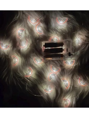 Renas Store LED Işıklı Gökkuşağı Dekoratif Ip