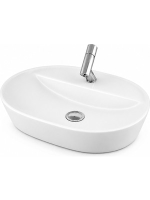 Lapino ELEGANCE TEZGAH ÜSTÜ LAVABO BEYAZ (4360)