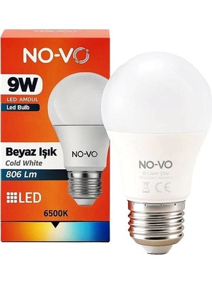 Renas Store Beyaz LED Ampul - 9W - E27 Duy