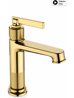 Valtemo RETRO LAVABO BATARYASI MAT ALTIN (VM-2701)