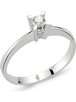 Harem Altın 0.40 Ct Tektaş Pırlanta Yüzük RM101