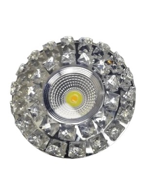 Renas Store 1 Adet Sunled 8202 Cam Spot Kasası 5W Beyaz Işık LED Çerçeveli Günışığı