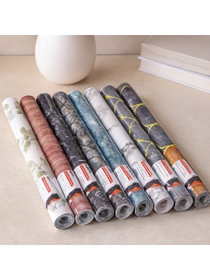 Renas Store Kendinden Yapışkanlı Mix Desenli Folyo Duvar Kağıdı 5m x 45CM