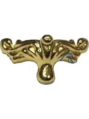 Renas Store Köşe Etekli Sandık Ayağı, Kutu Ayak 1,5 cm - Sarı