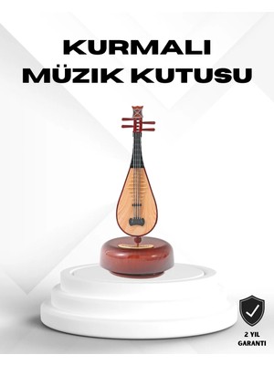 Renas Store Figürlü Müzik Kutusu Zarif Melodili Dekoratif Model