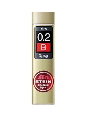 Renas Store Pentel C272W-B Hi-Polymer Ain Stein Min, 0.2 Mm, 20 Adetlik Tüp, B