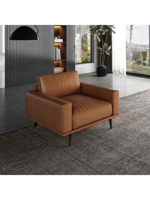Veluxe Home & Living'den Slen Italyan Deri Berjer Hakiki Deri Berjer Modelleri