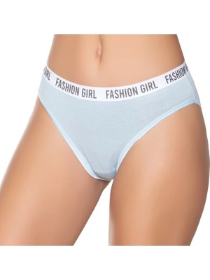 Gümüş 606212'LI Kadın Likralı Kemerli Lastik "fashion Girl" Bikini