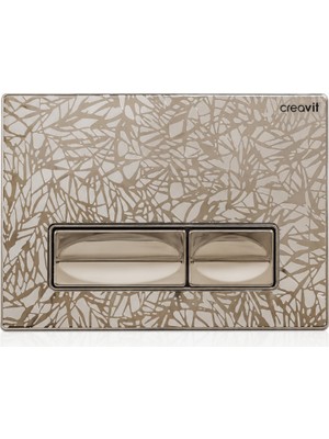 Creavit Design Metal Kumanda Paneli Suyolu Desenli
