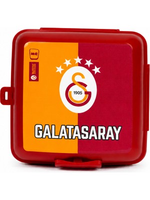 Galatasaray Lisanslı Parçalı Beslenme Kutusu- Çatal Kaşıklı Bpa Free Saklama Kabı