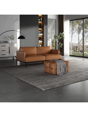 Veluxe Home & Living'den Velum Italyan Deri Modern Koltuk Hakiki Deri Modern Koltuk