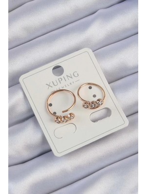 Renas Store Xuping Rose Renk Zirkon Taşlı Su Yolu Küpe - TJ-BKP9430