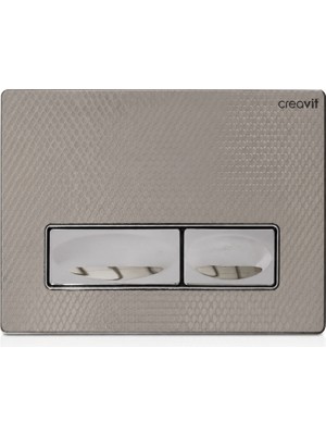Creavit Design Metal Kumanda Paneli Balık Sırtı Desenli