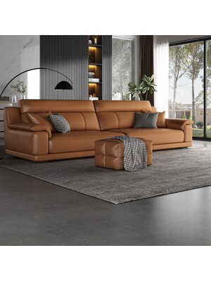 Veluxe Home & Living'den Pole Italyan Deri Modern Koltuk Hakiki Deri Modern Koltuk