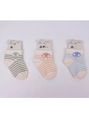 Renas Store Aksesuarlı Erkek Bebek Soket Çorap K46346 (Tek Adet Fiyatıdır)