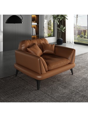 Veluxe Home & Living'den Denso Italyan Deri Berjer Hakiki Deri Berjer Modelleri