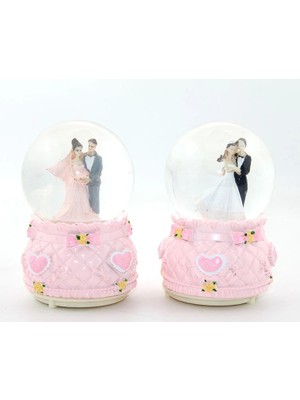 Renas Store Işıklı Müzikli Kar Küresi 13 cm ALK1787
