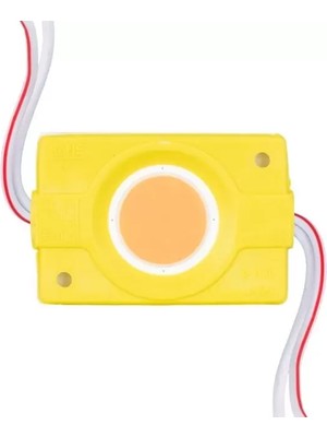 Renas Store 12 Volt 2.4 Watt Sarı Cob LED Modül - 40X22 mm
