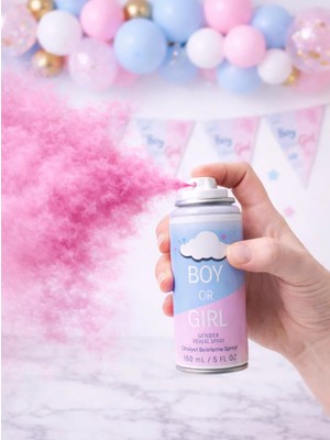 Parti Adresi Boy Or Girl Cinsiyet Belirleme Spreyi – Cinsiyet Partisi Özel Efekt PEMBE 150 ml