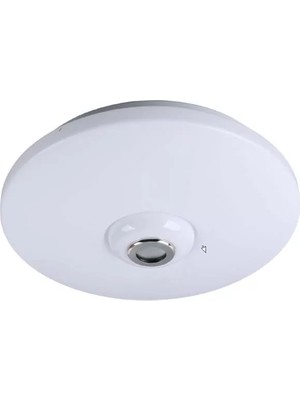 Renas Store Powermaster PM-27331 Beyaz 34*9 cm 24 Watt Bluetooth Hoparlörlü Tavan Aydınlatma (AL-BL301) Tornavida Hediyeli