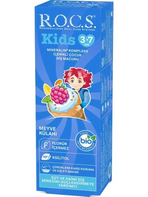 Renas Store Mey Ithalat®  .kids Diş Macunu 3-7 Yaş 35 ml Meyve Külahı