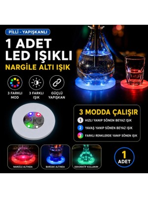 Renas Store Mey Ithalat® Rgb LED Nargile Altı Işık 1 Adet