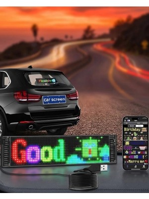 Renas Store Mey Ithalat® Dekoratif LED Yazı Paneli Rgb Animasyonlu Uzaktan Kumandalı Ekran