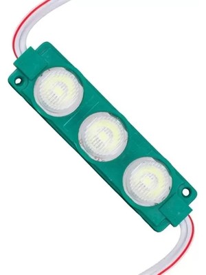 Renas Store 12 Volt 3 Watt Yeşil LED Modül - 74X20 mm - 3030 Çip