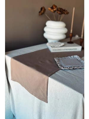 Kai Home Sienna Keten Runner Kahverengi