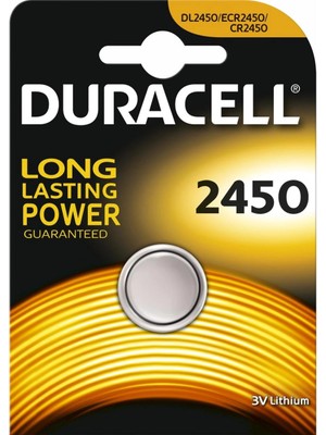 Renas Store Mey Ithalat® Duracell Yuvarlak Düğme Pil 2450 3 Volt