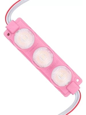 Renas Store 12 Volt 3 Watt Pembe LED Modül - 74X20 mm - 3030 Çip