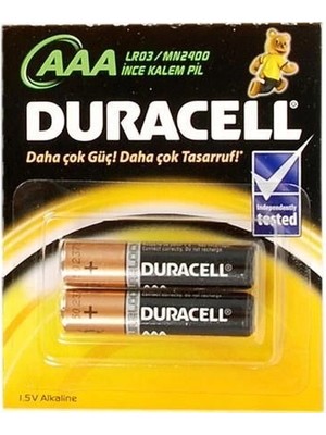 Renas Store Mey Ithalat® Duracell Alkalin Pil Aaa 2'' Li Paket