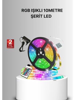 Renas Store Mey Ithalat® Uzaktan Kumandalı Rgb Smart Şerit LED Işık Esnek ve Taşınabilir Dekorasyon