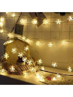 Renas Store Mey Ithalat® Kar Tanesi 5m 28 LED Gün Işığı