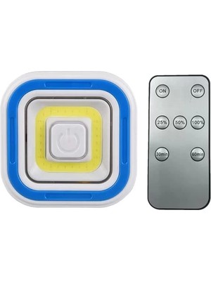 Renas Store Powermaster PM-6937 Cob Ledli Pilli Uzaktan Kumandalı Tekli Lamba