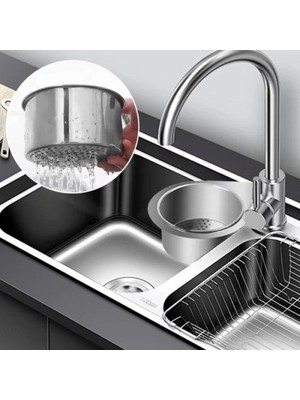 Renas Store Mey Ithalat® Kuğu Tasarımlı Paslanmaz Lavabo Drenaj Sepeti