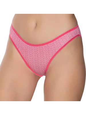 Gümüş 6067 12'li Kadın Likralı Desenli Bikini
