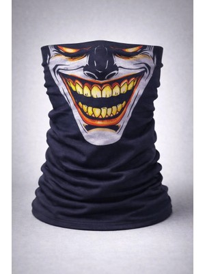 Renas Store Mey Ithalat® Joker Gülüşlü Maske – Çok Amaçlı Boyunluk Bandana 3 No