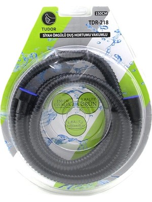 Renas Store Siyah - Örgülü Duş Hortumu 150CM Vakumlu Ambalaj (5047)