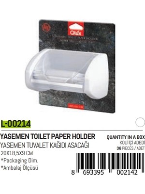 Renas Store Yasemen Kapaklı Wc Kağıtlık (5047)