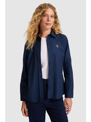 U.s. Polo Assn. Kadın Lacivert Gömlek Basic 50320186-VR033