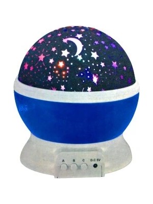 Renas Store Star Master Pilli Dönerli Gece Lambası (5047)